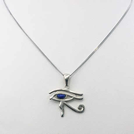 Or blanc 18 carats - Lapis-lazuli