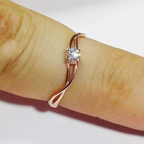 Or rose 18 carats - Diamant