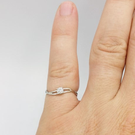 Or blanc 18 carats - Diamant