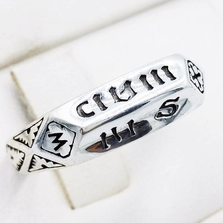 1970s - Bague vintage argent massif amérindien oiseau 1970s - Bague vintage argent massif amérindien oiseau
