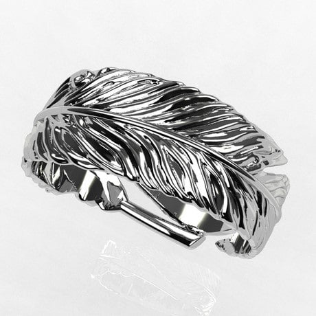 Or blanc 18 carats - Argent 925
