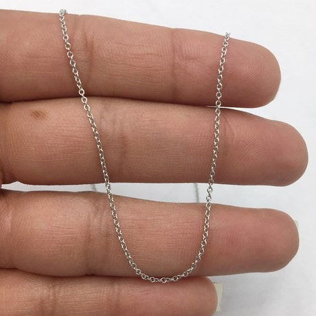 Collier chaine platine 950 pour femme