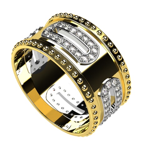 Chevalière cheap diamant homme