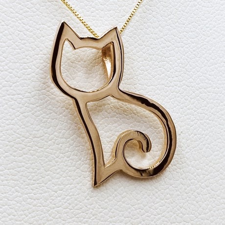 1 pendentif charm chat blanc émail metal doré - Un grand marché 1 pendentif charm chat blanc émail metal doré - Un grand marché