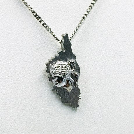 Plein avec Tête de Maure - Or blanc 18 carats