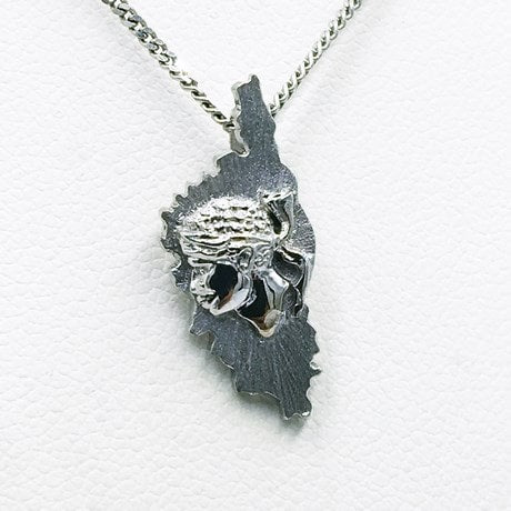 Plein avec Tête de Maure - Or blanc 18 carats