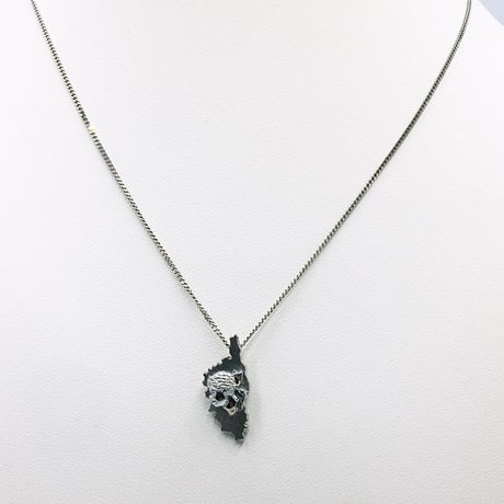 Plein avec Tête de Maure - Or blanc 18 carats