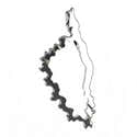 Pendentif Corse En Or 9 Carats (375/1000) - Inscription Personnalisée - Bijou Jouailla - Garantie 10 Ans - 3