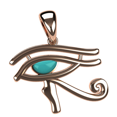 Or rose 18 carats - Turquoise