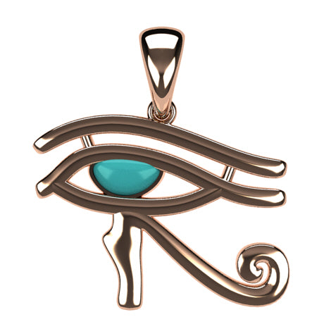 Or rose 18 carats - Turquoise