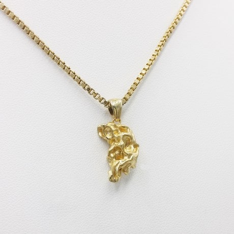 Pendentif Pépite d'Or 24 carats