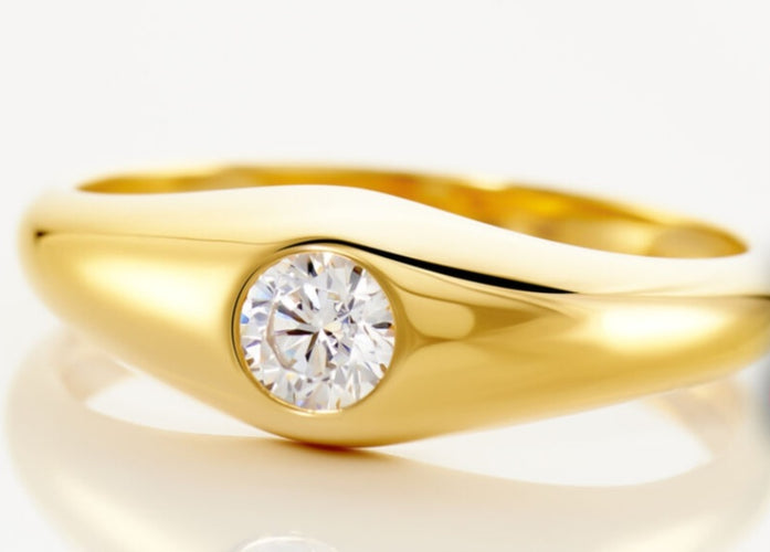 Bague Jonc Saphir Bleu