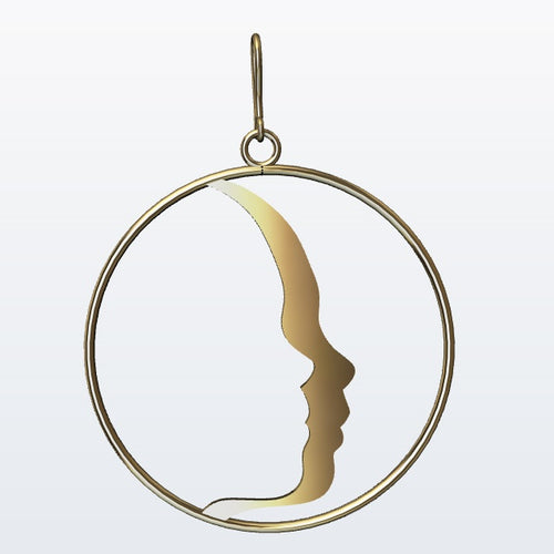 Boucles oreilles profils enfants
