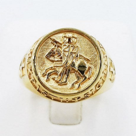Chevalière Or logo faucon