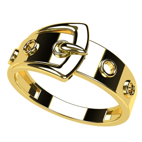 Bague store ceinture or