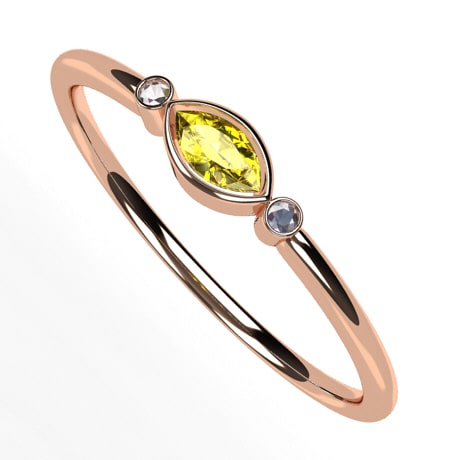 Or rose 18 carats
