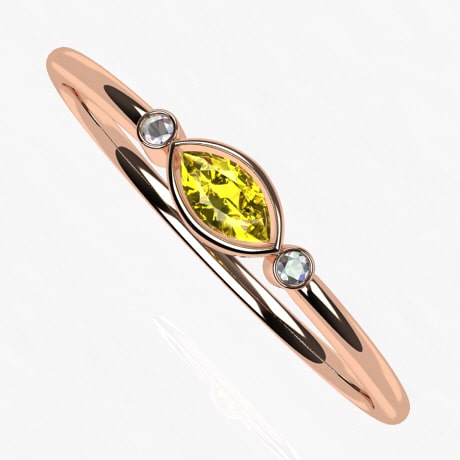 Or rose 18 carats