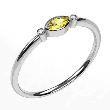 Or blanc 18 carats