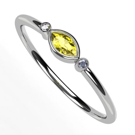 Or blanc 18 carats