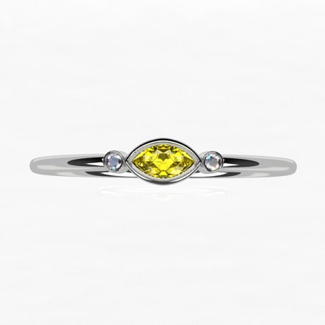 Or blanc 18 carats