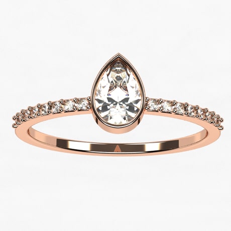 Or rose 18 carats
