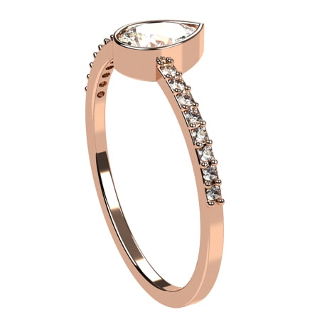 Or rose 18 carats