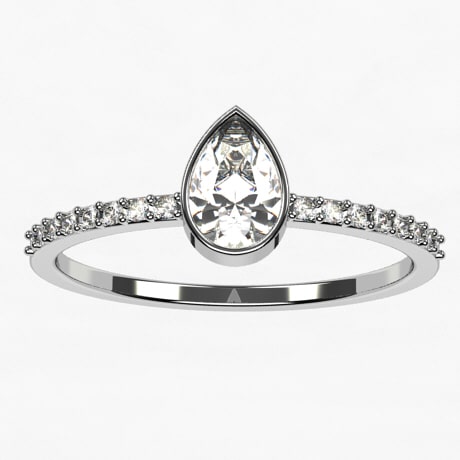 Or blanc 18 carats