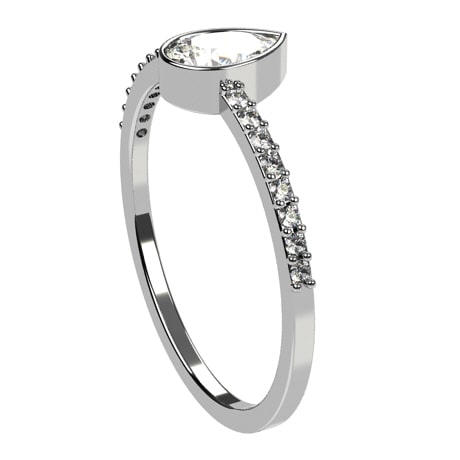 Or blanc 18 carats