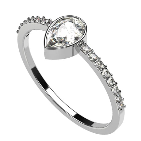 Or blanc 18 carats