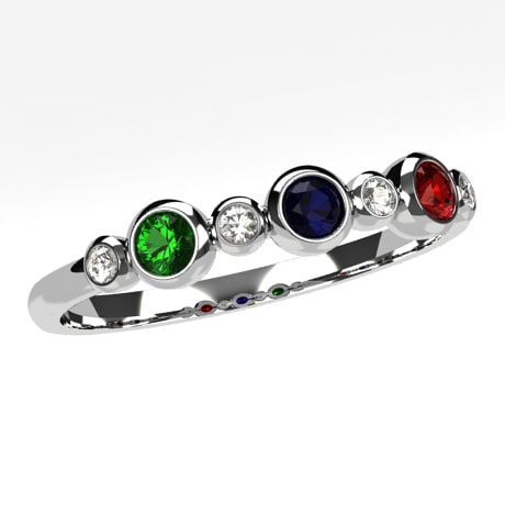 Rubis emeraude cheap saphir diamant