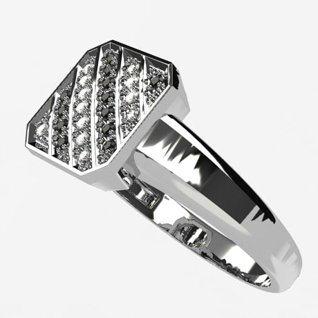 Or blanc 18 carats