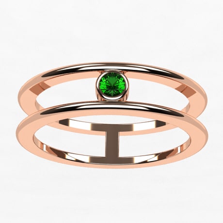 Or rose 18 carats