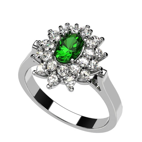 Bague pour homme en argent sterling 925 créée en laboratoire 7,25 ct Bague pour homme en argent sterling 925 créée en laboratoire 7,25 ct