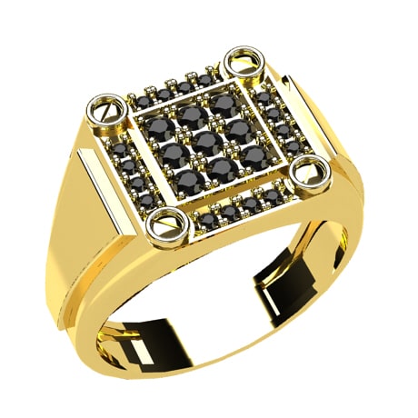 Bague Homme Or et Diamants