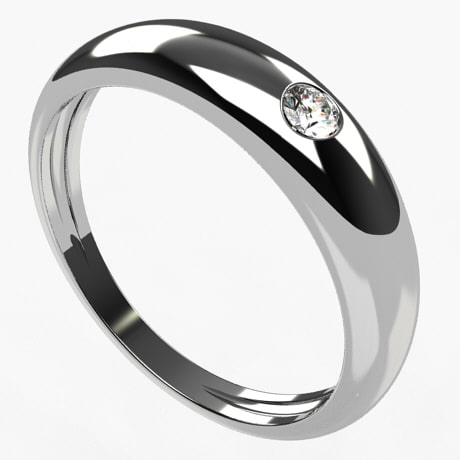 Or blanc 18 carats