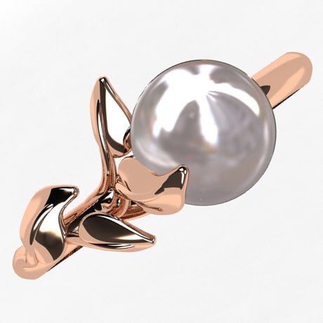 Or rose 18 carats