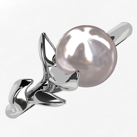 Or blanc 18 carats