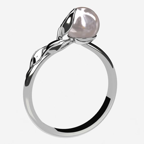 Or blanc 18 carats