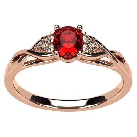 Or rose 18 carats
