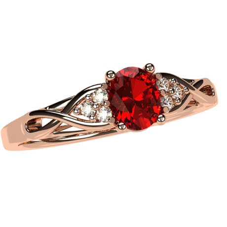 Or rose 18 carats