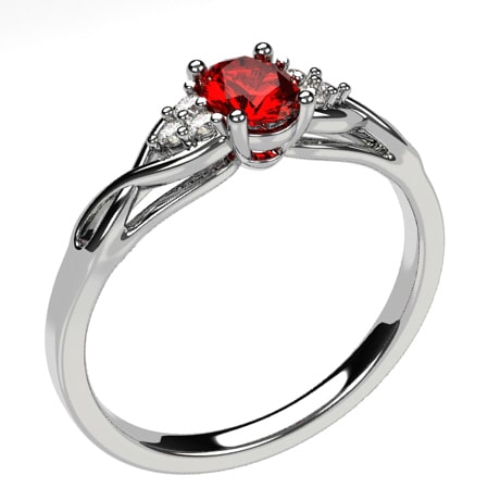 Or blanc 18 carats
