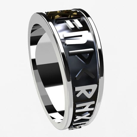 Argent 925 et Or jaune 18 carats