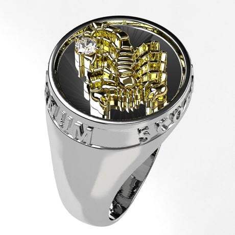 Argent 925 et Or jaune 18 carats - Diamant