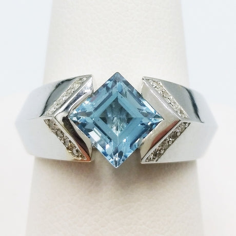 Or blanc 18 carats - Argent 925