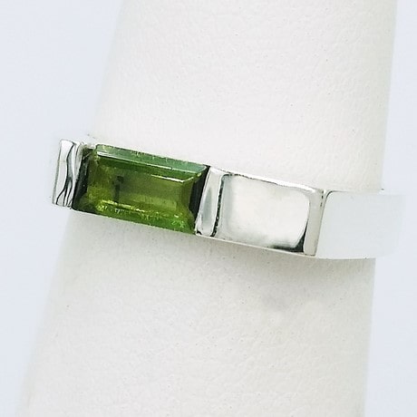 Bague tourmaline verte