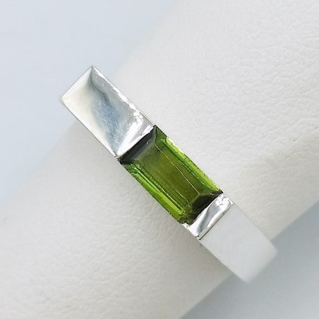 Bague tourmaline verte