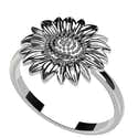 Bague Ouverte Tournesol En Argent 925 - Inscription 'You Are My Sunshine' - Taille Réglable Pour Femme Et Fille - Cadeau Sentimental - 6