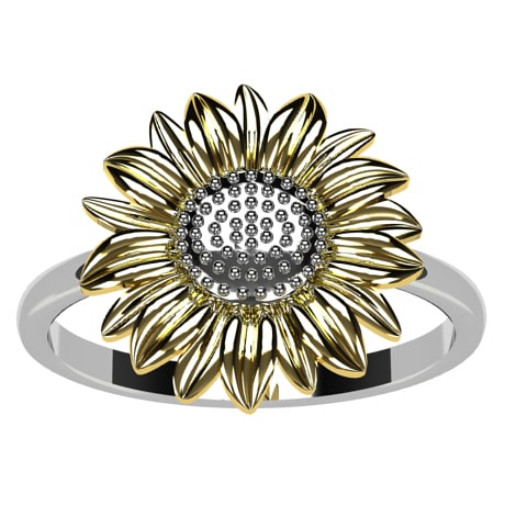Argent 925 et Or jaune 18 carats
