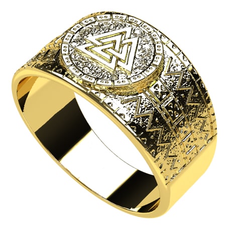 Bague Viking en Argent pour Homme - Main Image