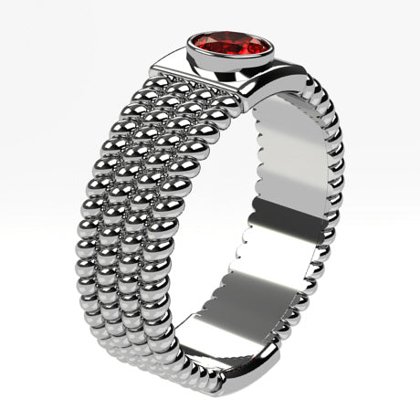 Or blanc 18 carats
